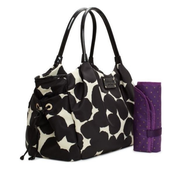 kate spade Handbags - Kate Spade Stevie Diaper Bag/ Large Tote Hot Spot Print